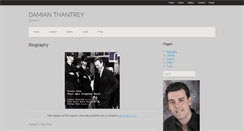 Desktop Screenshot of damianthantrey.com