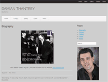Tablet Screenshot of damianthantrey.com